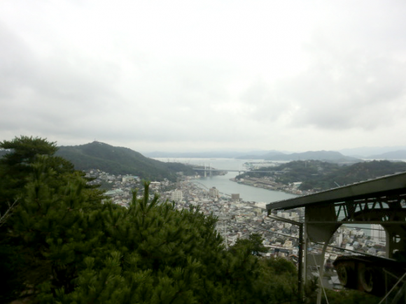 千光寺山からの眺め。